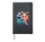 Astronaut Space Gifts Science Gifts Funny Space Football Hardcover Journal, Black