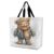 ASUOEFR Cute Bear Tote Bag Grocery Bags Shopping Bags
