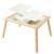 Asweets Sensory Table for Toddlers, Indoor Table with Storage Bins, Kids Play Activity Desk for Boys Girls Gift, 29”L x 20”W x 21”H, (3 White Bins)