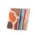 ASWRTYJO A5 Soft Leather Colorful Splicing PU Surface Student Hand Ledger