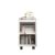 ATFRCGYBCZ Bookshelf Indoor Three-Tier Storage Rack with Roller Bookshelf Display Suitable for Living Room Study Office Book Bookcase