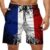 atgzfdr France Flag Eiffel Tower Mens Cotton Shorts