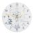 Atom Wall Clock, Scientific Modern Microscope Flask Navy Blue Quiet Wall Clocks No Ticking Noise for Living Room Bathroom Hallway Entryway Decor 11.6×11.6 Inches