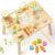 Atoylink Wooden Activity Table, 10 in 1 Montessori Sensory Play Table