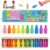 ATOYUS Bottle Color Matching Game, Montessori Toys for 3+ Year Old Toddlers, 2-4 Player Family Board Game for Kids and Adults Travel Camping Holidays Party, Christmas Birthday Gifts for Boys Girls