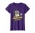 Attendance Clerk Chaos Manager Retro School Secretary Office T-Shirt, Women, Purple, Large