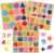 Attmu Alphabet Wooden Puzzles for Toddlers 3 Pcs ABC Shape Number Puzzle