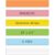 Attractivia Dry Erase Magnetic Sentence Strips for Teachers, Whiteboards & Classrooms – 24″ x 3.5″ – 6 Colored Sentence Strips – Practice Handwriting, Sight Words, Spelling and Math