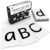 Attractivia Magnetic Big Alphabet ABC Flash Cards – 52 Sturdy Uppercase & Lowercase Large Letters, Black – for Classroom Teachers, Homeschool, ESL, Kids and Adults