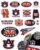 Auburn Tigers Stickers & Decals for Car, Laptop & Phone 14 Pcs