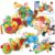 auby Baby Cloth Books, 3 Pack Soft Books for Babies 6M+, Travel Toy