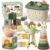 Auezona Baby Toys 6 to 12 Months, Montessori Toys for 6-9-18 Months with Shape Sorter Developmental Toys, Baby Blocks, Tissu Learning Sensory Toys Gift for 6-36 Months Girls Boys Infant Toys