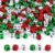 AUGSHY 1400 Pcs Christmas Letter Beads for Jewelry Making, Alphabet Bead