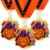 AUGSUN Halloween Ghost Medals Award Costume Contest Prize with Ribbon