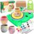 Aujazyble Pottery Wheel for Kids – Complete Pottery Painting Kit Arts and Crafts for Kids Ages 8-12 with 3 Pack Air Dry Clay Art Supplies Toys for Girls Boy Birthday Gift for 6 7 8 9 10 11 12+