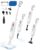 AUKACI F2RE Steam Mop,12-in-1 Handheld Steam Cleaner,Powerful Detachable Steam Mop for Floor Cleaning,360ML Tank,15FT Power Cable,Scrubbing Steam Cleaner for Home,Hardwood,Tile,Grout,Furniture-Red