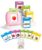 Aullsaty Talking Flash Cards for Toddlers Ages 1-3, 224 Words Montessori Speech Therapy Toys, Autism Sensory Toy, Educational Learning Speech Therapy Birthday Gifts for Boys Girls (Pink)