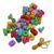 Aumotop 51Pcs Alphabet Lacing Beads Set Premium Glossy Wooden Beads for Kids Learning Hand Eye Coordination Activities