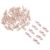 AURARMLET 50pcs Mini Wooden Christmas Snowman Photo Clips 1.5 Inch White
