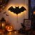 Aurelema Halloween Bat Night Light Wall Lamp Sleeping Nursery Lighting