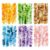 AuriicLeaf 120 Pcs Abstract PET Stickers for Scrapbook Journaling
