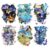 AuriicLeaf 60 Pcs Large PET Stickers with Butterfly Art for Scrapbooking