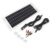 Aurikall Flexible Monocrystalline Silicon Panel Solar Battery Maintainer – 18V 5W Charger with 3 Meter Cable – Compatible with 12V Car and Motorcycle Batteries