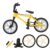 Aurikall Mini Mountain Bike Model 1/10 Scale Toy Racing Dollhouse Accessory Craft Desk Decoration Yellow (Yellow)