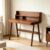auruge Solid Wood Office Computer Desk with Storage Drawers and Hook