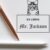 Australian Mist Cat Peeking Ex Libris Book Stamp, Duo Hand Mount