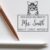 Australian Mist Cat This Book Belongs to Stamp, Duo Hand Mount