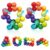 Autism Sensory Toys for Autistic Children, Fidget Toys for Kids Adults, ADHD Rainbow Ball Stress Toy Classroom Treasure Chest Travel Essentials Calm Down Toddler Easter Basket Stuffer