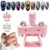 Automatic Cat Eye Magnet, Automatic Nail Magnet, Cat Eye Magnet Spinner, 360° Rotating Nail Art Tool For Beginners Home Diy Design (Pink)