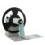 Automatic Electric Label Rewinding Machine, Switchable Cores, Synchronous Rewinding, Outer Diameter 230 mm, Rewind Width 120 mm, Ideal for Efficient Label Management