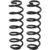 AUTOMUTO 2PCS Rear Suspension Coil Spring Set Compatible for Audi A4 Quattro 2009-2012 – Replace 8K0511115FN Coil Springs