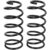 AUTOMUTO 2PCS Rear Suspension Coil Spring Set Compatible for Toyota 4Runner 2003-2009 – Replace 4823135281 81045 Coil Springs