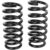AUTOMUTO Rear Coil Springs for Acura MDX 2007-2011 / Honda Pilot 2009-2011