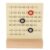 AUTSUPPL Reusable Perpetual Calendar for Desk and Kitchen, Stylish Abs and Wood Material with Manual Date Changing, Decorative Plastic Month Date Display Desktop Decor for Daily Use