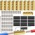 AUUTI 10Pcs 4 Hole 6AWG 80A Brass Wire Splice Connectors Kit