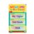 AUVCAS Classroom Door Sign with 3 Pockets and 6 Double-Sided Cards for Teacher Name, Grade & Room Number Display, Teacher Door Hanger for Back to School Classroom Essentials, 21.5″ × 13″