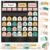 AUVCAS Rainbow Calendar Pocket Chart with 90 Cards for Classroom – Weather Pocket Chart for Home Preschool & Elementary Teachers Supplies,Daily & Monthly Learning for Kids,23.5″ x 20″