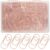 Auvotuis Rose Gold Paper Clips, 100 Pcs, Heart Shaped