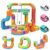 Auyoolin Electric Train Set,3D Infinity Flexible Tracks with Anti-Gravity 3 Cars for Kids Ages 3-8,DIY Race Track Block Building Toys,93pcs STEM Toy Train Birthday Gifts for Boys and Girls