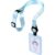 Avery Blue Recycled Adjustable Card Holder, Reel and Neck Strap
