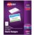 Avery® Customizable Name Badges, Pin Style, 2.25″ x 3.5″, Clear Name Tag Holders, White Laser/Inkjet Printable Inserts, 100 Total (74549)