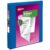 Avery Durable View 3 Ring Binder, 1 Inch Slant Rings, 250-Sheet Capacity, DuraHinge, 1.4 Inch Wide Spine, Customizable Clear Covers and Spine, 1 Dark Blue Binder (17014)
