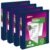 Avery Durable View 3 Ring Binders, 1″ Slant Rings, 4 Blue Binders