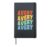Avery First Name Retro Groovy Personalized Hardcover Journal, Black