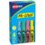 Avery® Hi-Liter® Desk-Style Highlighters, SmearSafe®, Chisel Tip, 4 Assorted Color Highlighters (17752)