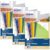 Avery Mini Binder Pockets for 3 Ring Binders and 7 Ring Binders, Assorted Colors, for 5.5″ x 8.5″ Documents, Acid-Free and Archival-Safe, 15 Binder Folders Total (3-Pack of 24467)